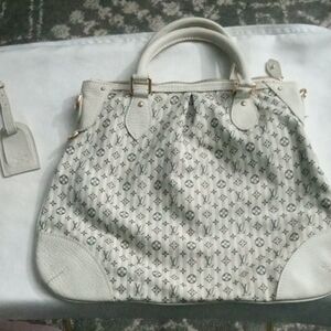 Louis Vuitton Cream Monogram Canvas Tote